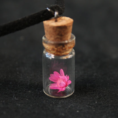 Pink Flower Necklace