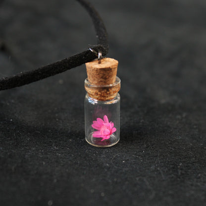 Pink Flower Necklace