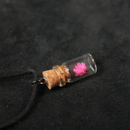 Pink Flower Necklace