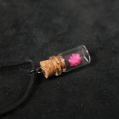 Pink Flower Necklace