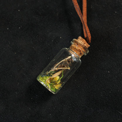 Bee and Yellow Flower Necklace