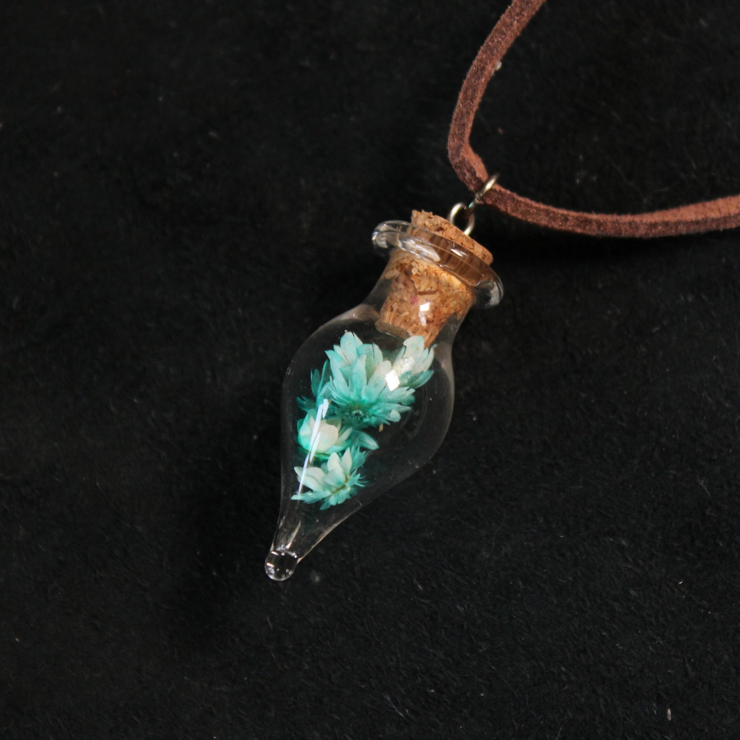 Blue Flowers Necklace