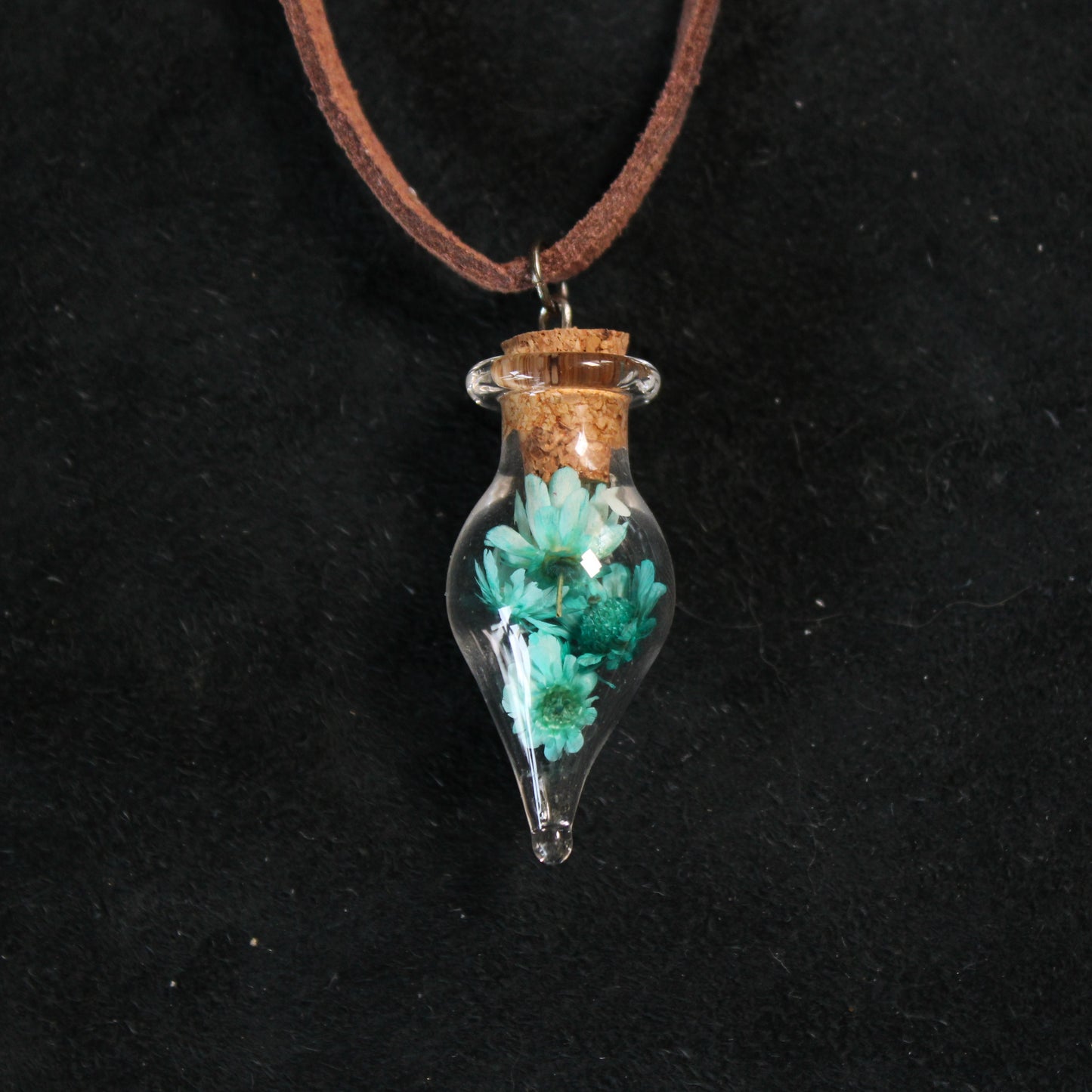 Blue Flowers Necklace