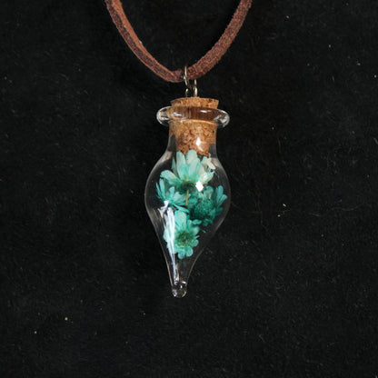 Blue Flowers Necklace