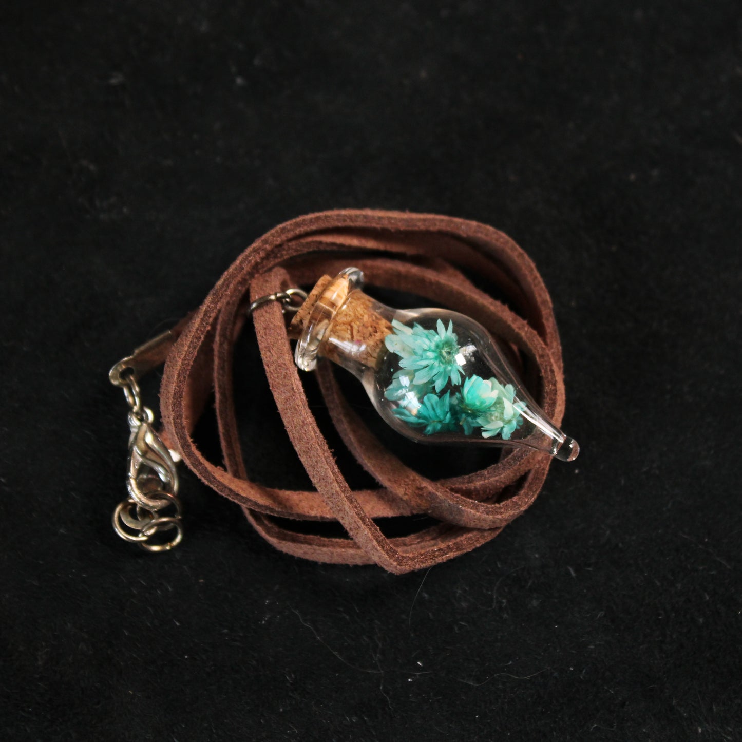 Blue Flowers Necklace