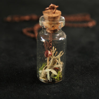 Mini Mushroom Necklace