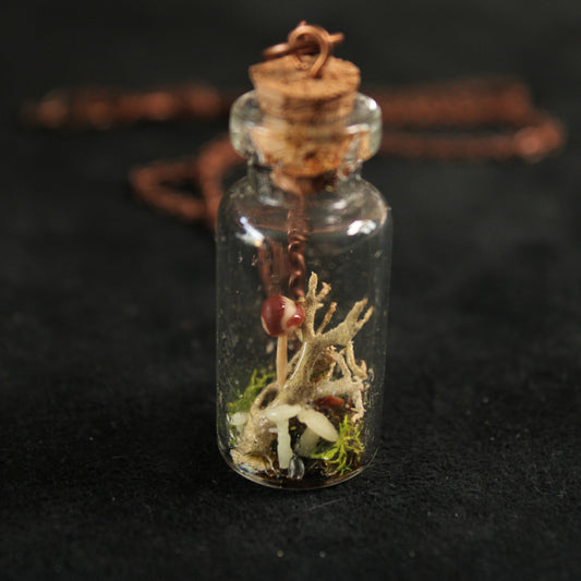 Mini Mushroom Necklace