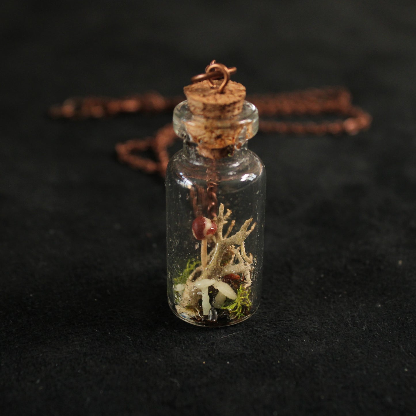 Mini Mushroom Necklace