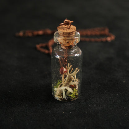 Mini Mushroom Necklace