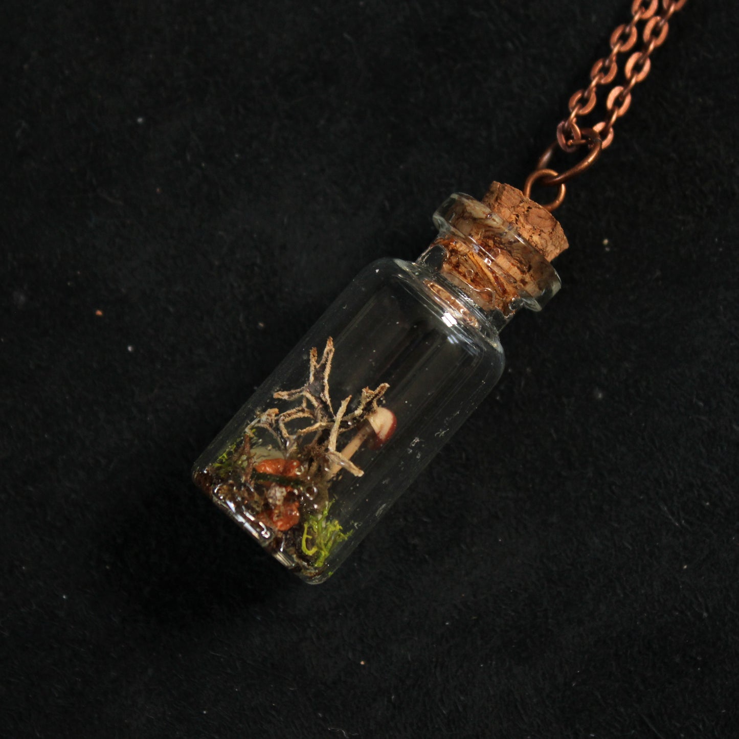 Mini Mushroom Necklace