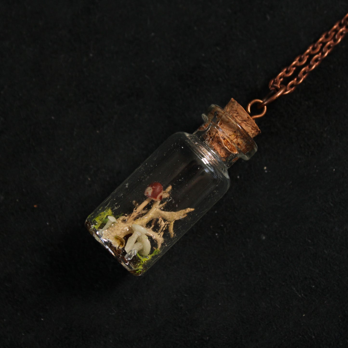 Mini Mushroom Necklace
