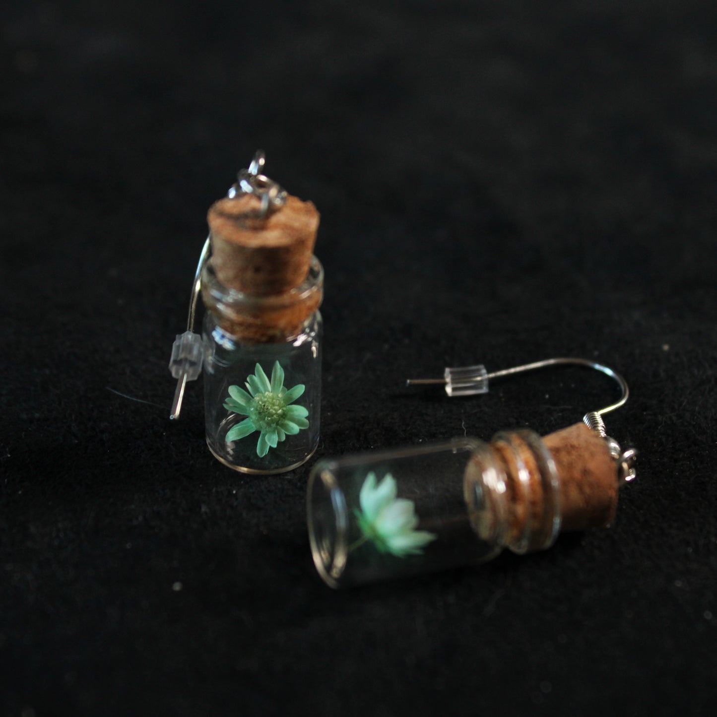 Seafoam Flower Earrings
