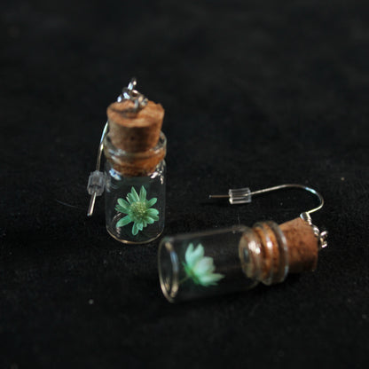 Seafoam Flower Earrings