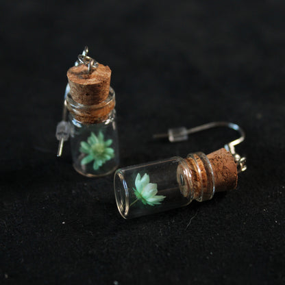 Seafoam Flower Earrings