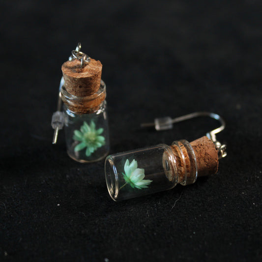 Seafoam Flower Earrings