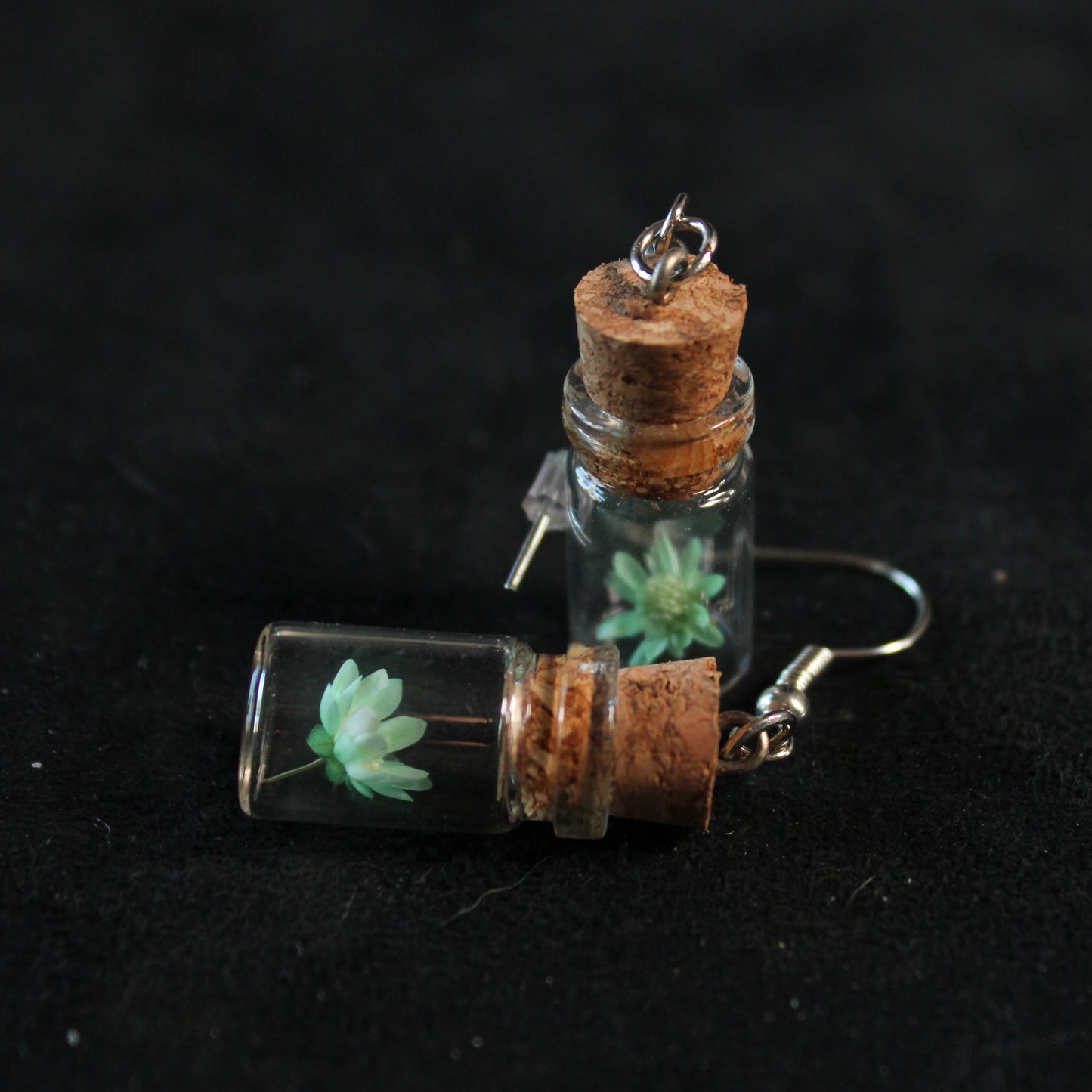 Seafoam Flower Earrings