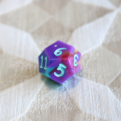 Handmade Technicolor Dice