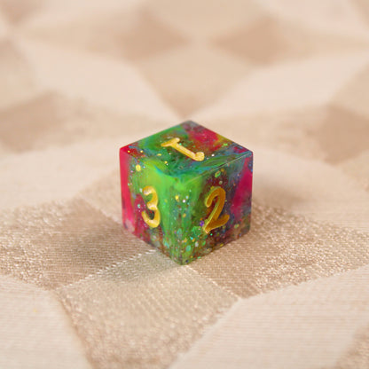 Handmade Unicorn Spit Dice (Glow-in-the-dark)
