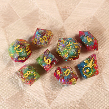 Handmade Unicorn Spit Dice (Glow-in-the-dark)