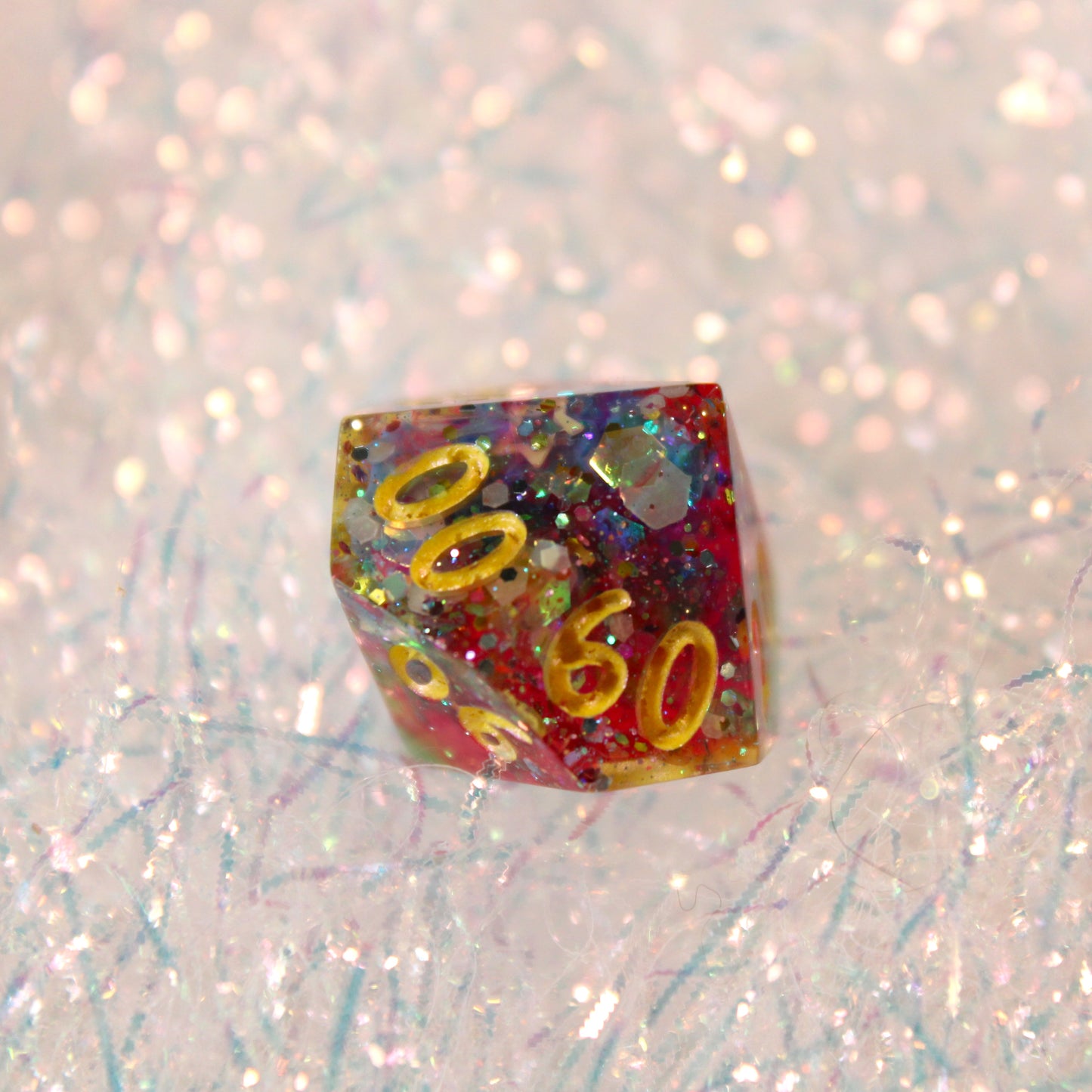 Handmade Unicorn Spit Dice (Glow-in-the-dark)