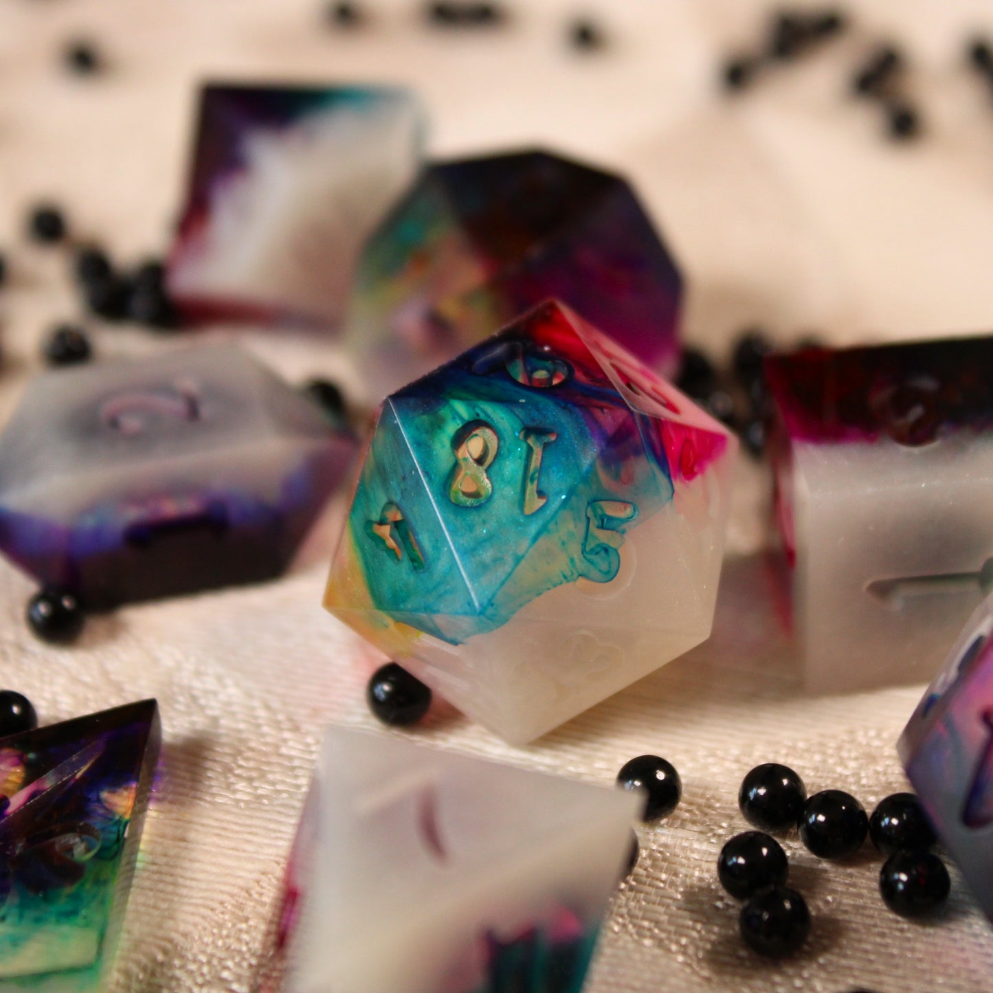 RAW Handmade Artist's Paintwater Dice