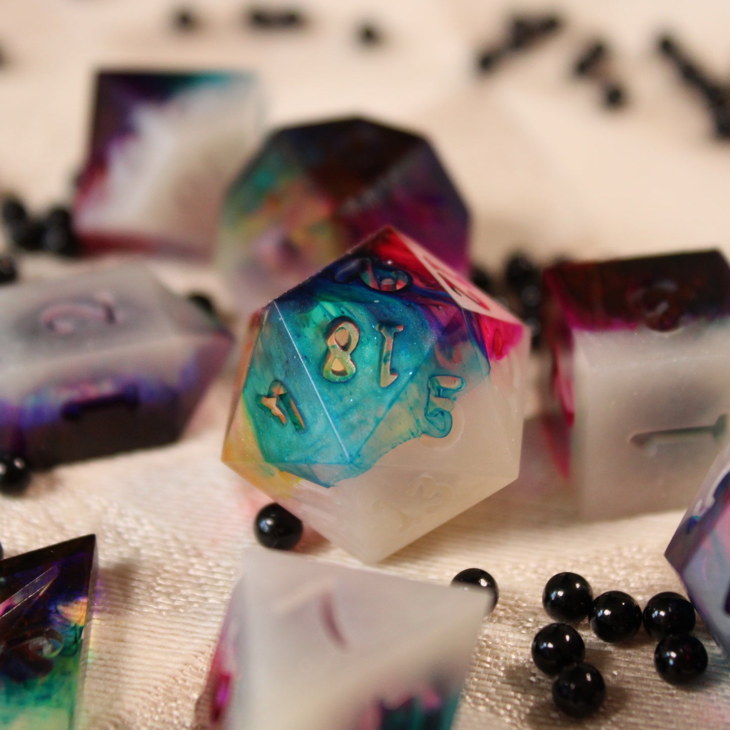 RAW Handmade Artist's Paintwater Dice