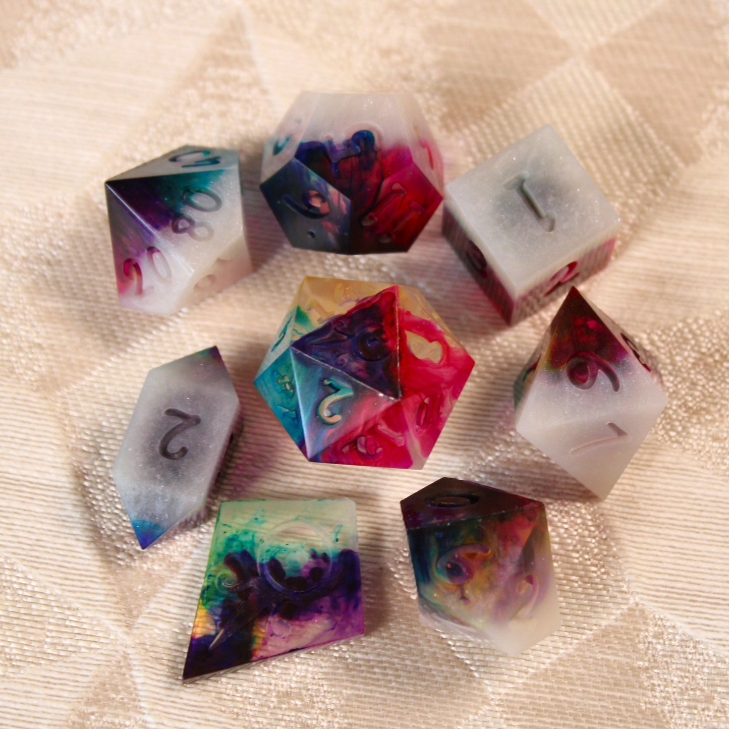 RAW Handmade Artist's Paintwater Dice