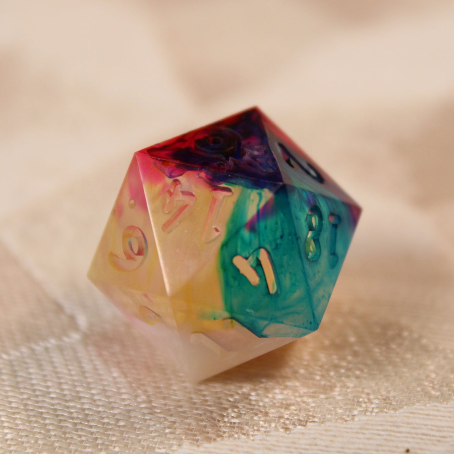RAW Handmade Artist's Paintwater Dice