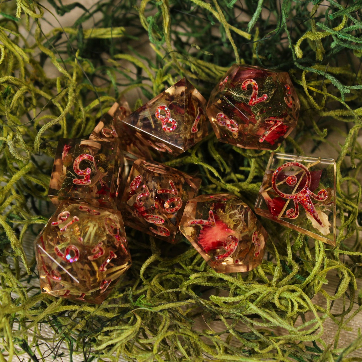 Handmade Autumn Awakening Dice