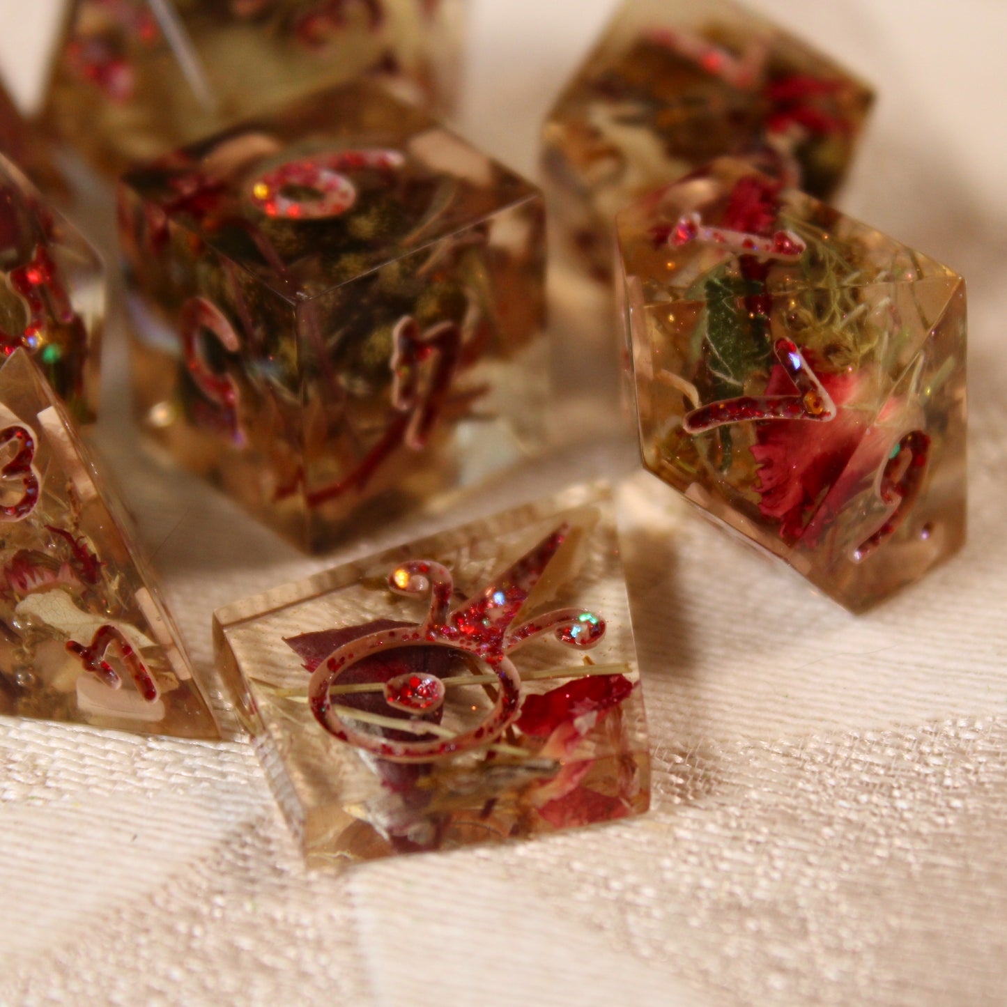 Handmade Autumn Awakening Dice