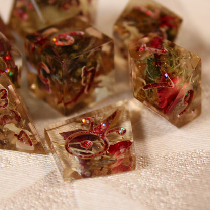 Handmade Autumn Awakening Dice