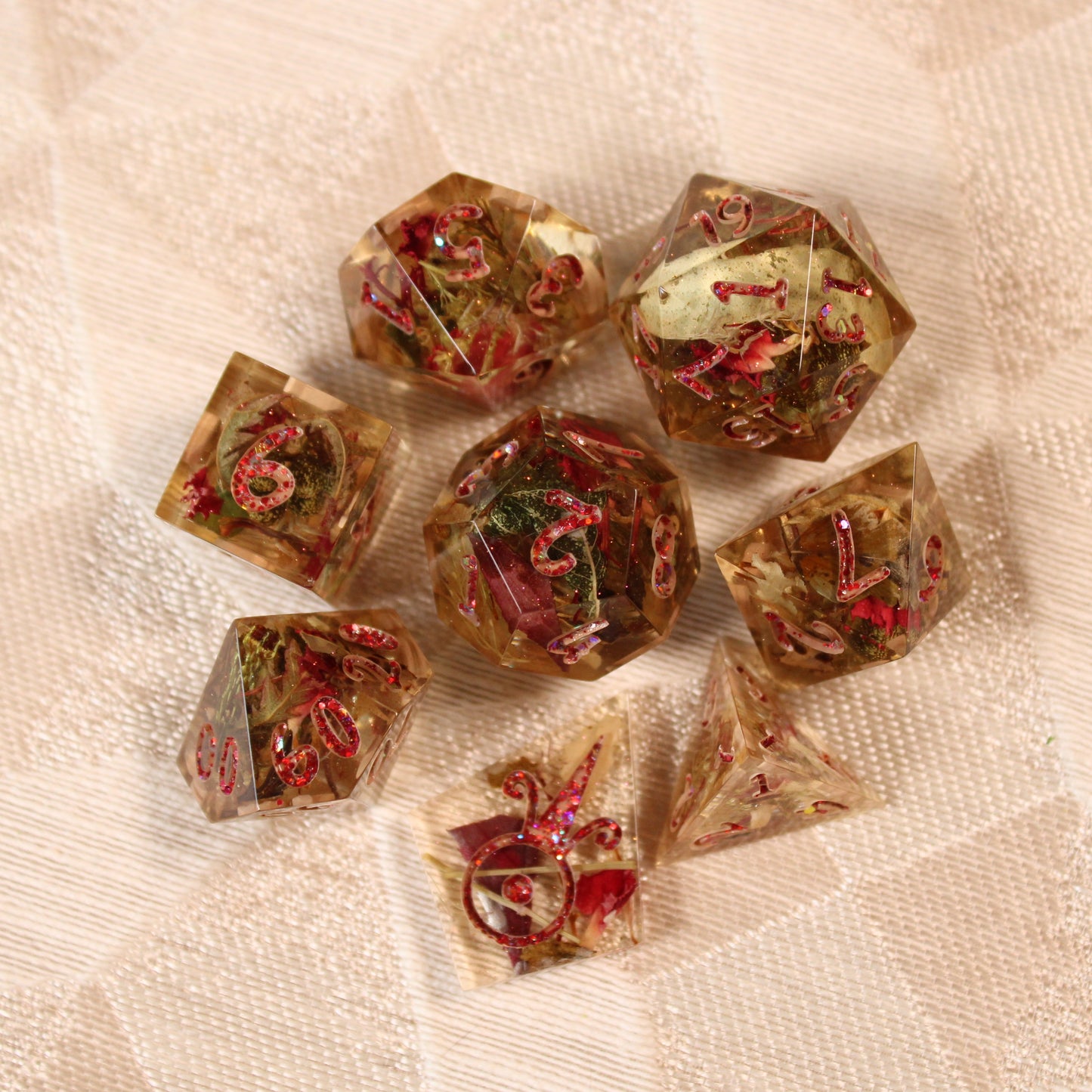 Handmade Autumn Awakening Dice