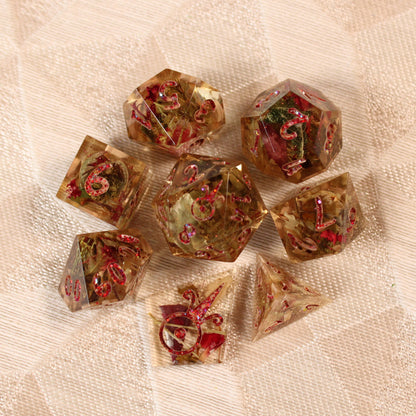 Handmade Autumn Awakening Dice