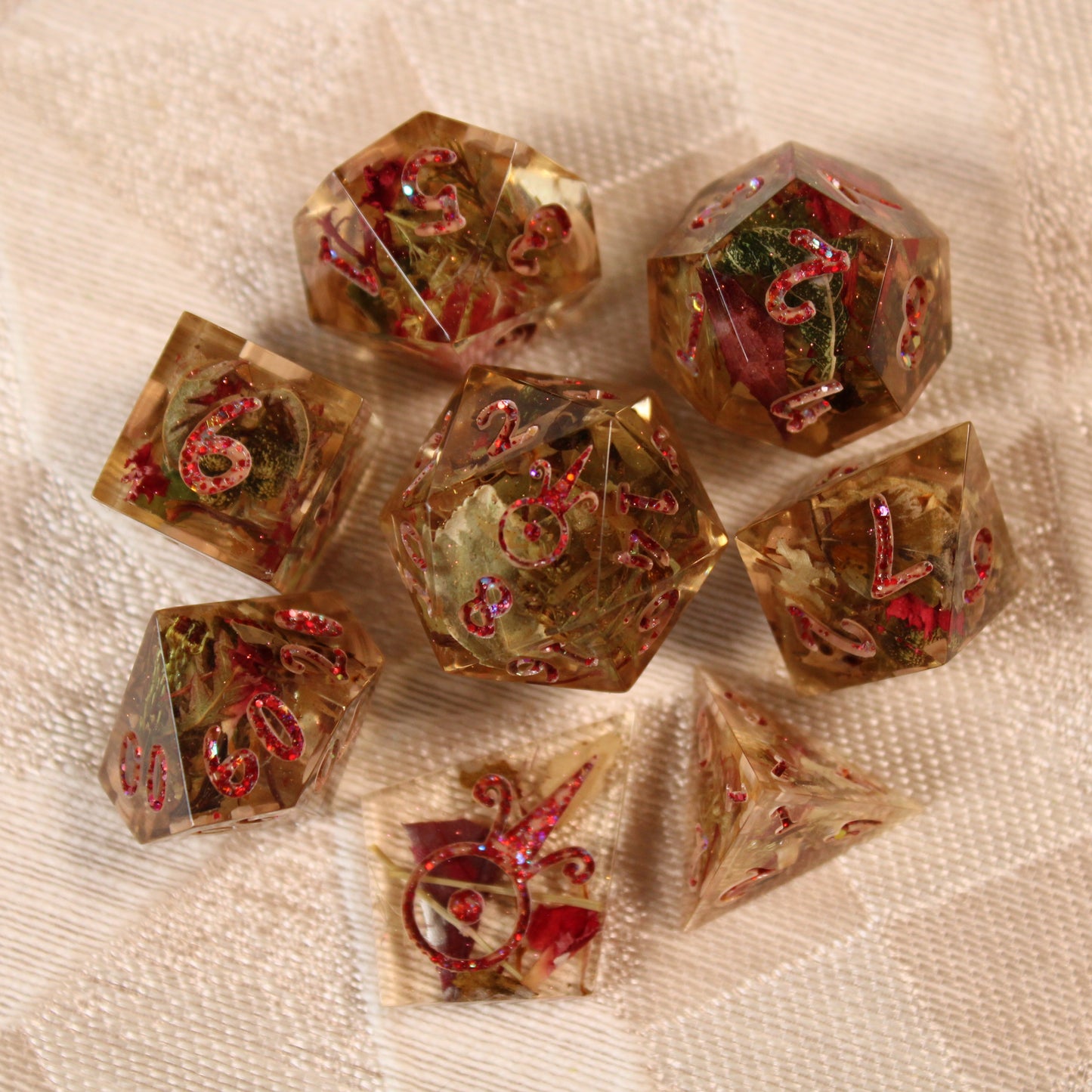 Handmade Autumn Awakening Dice
