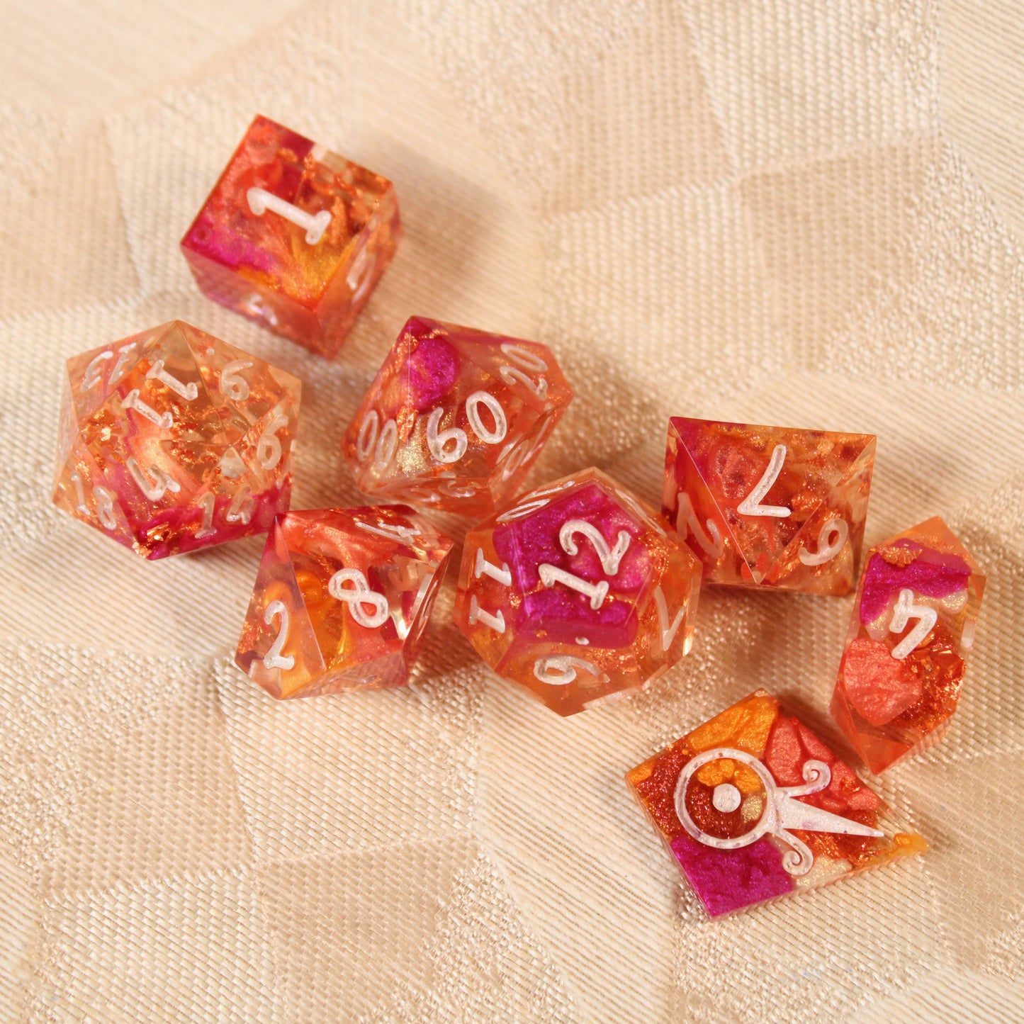 Handmade Lipstick Kiss Dice