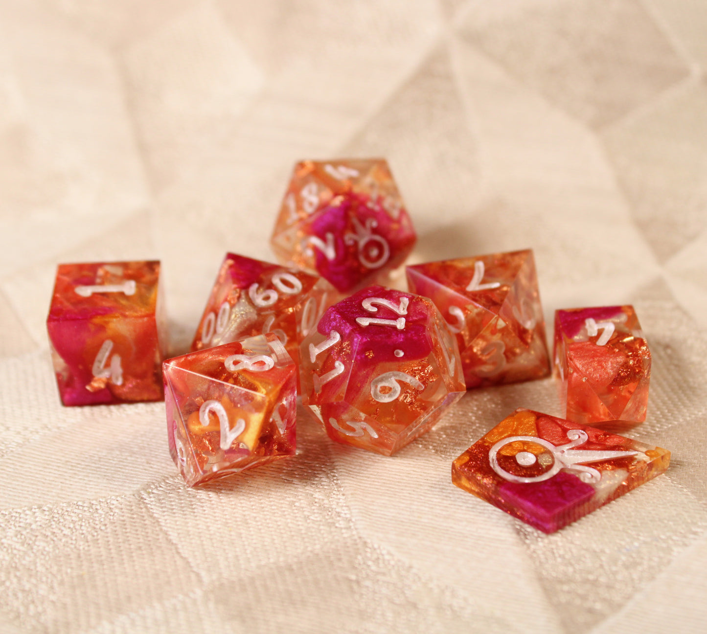 Handmade Lipstick Kiss Dice