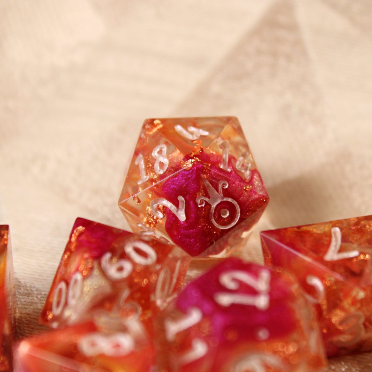 Handmade Lipstick Kiss Dice