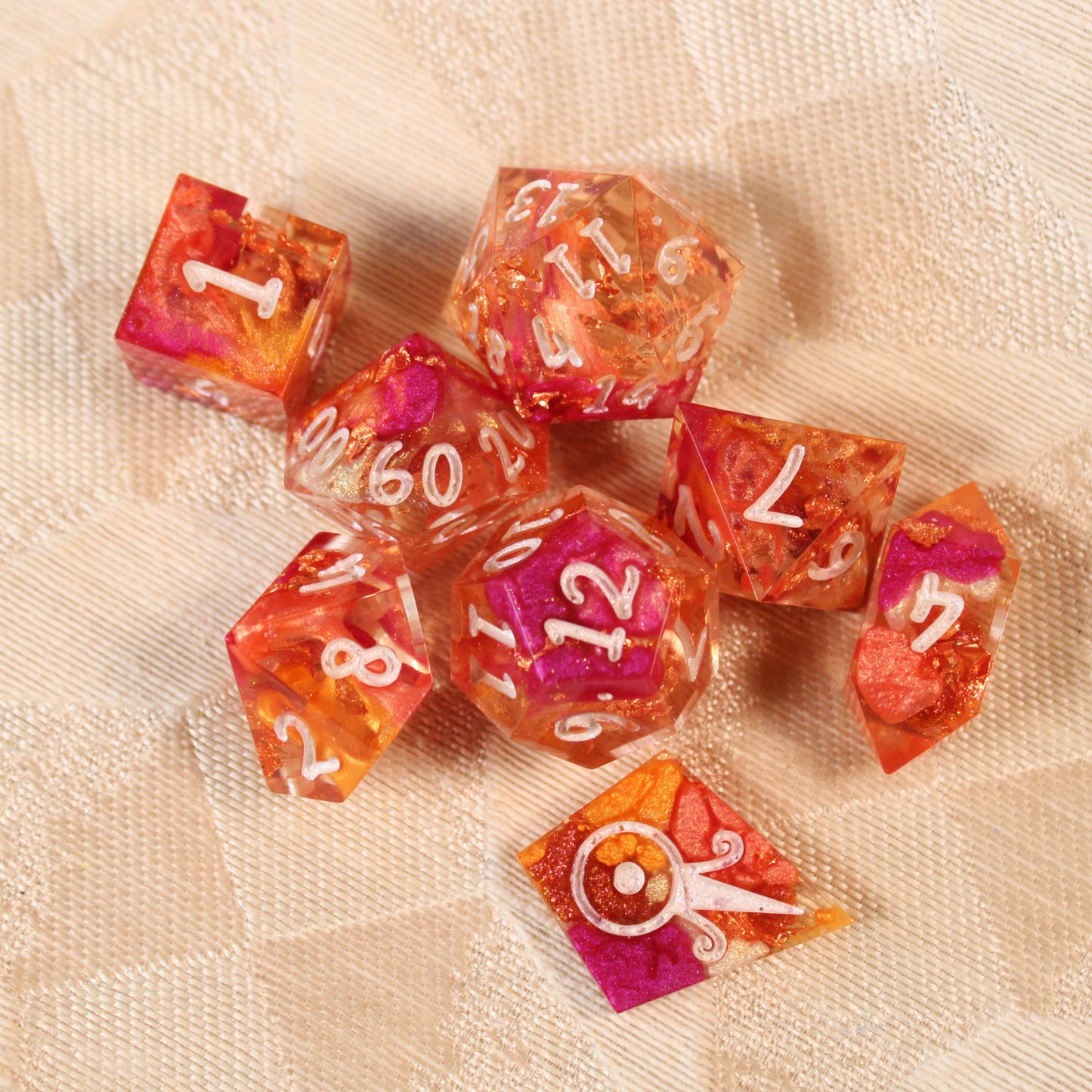 Handmade Lipstick Kiss Dice