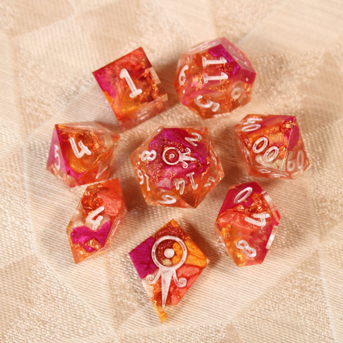 Handmade Lipstick Kiss Dice