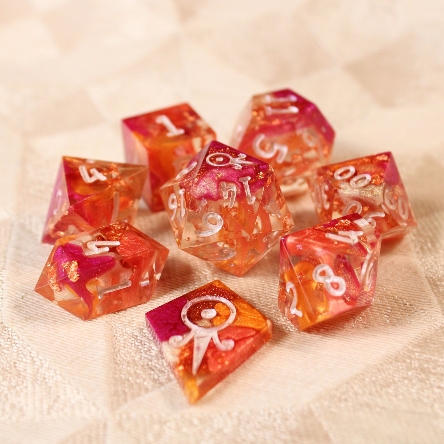 Handmade Lipstick Kiss Dice