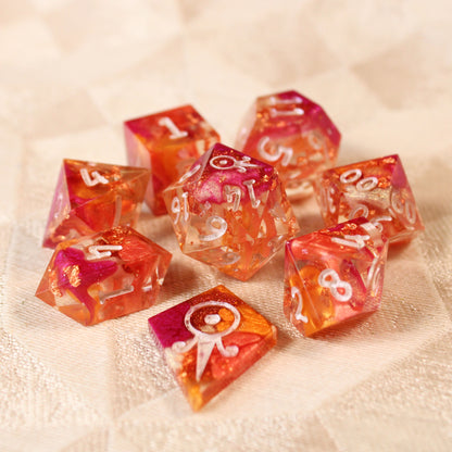 Handmade Lipstick Kiss Dice