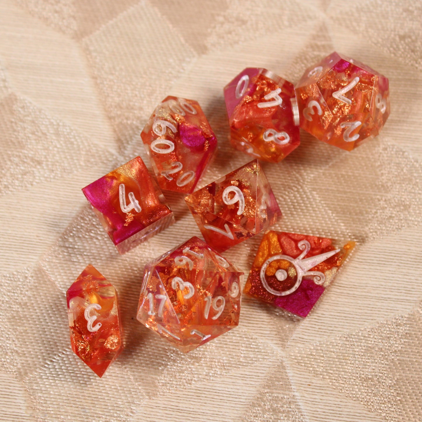 Handmade Lipstick Kiss Dice