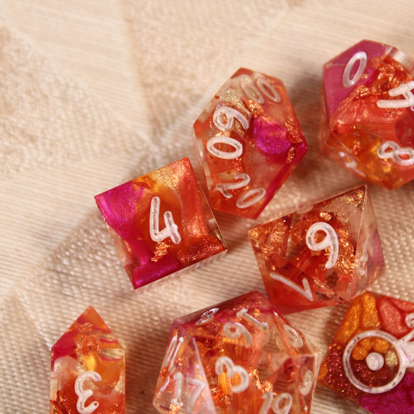 Handmade Lipstick Kiss Dice