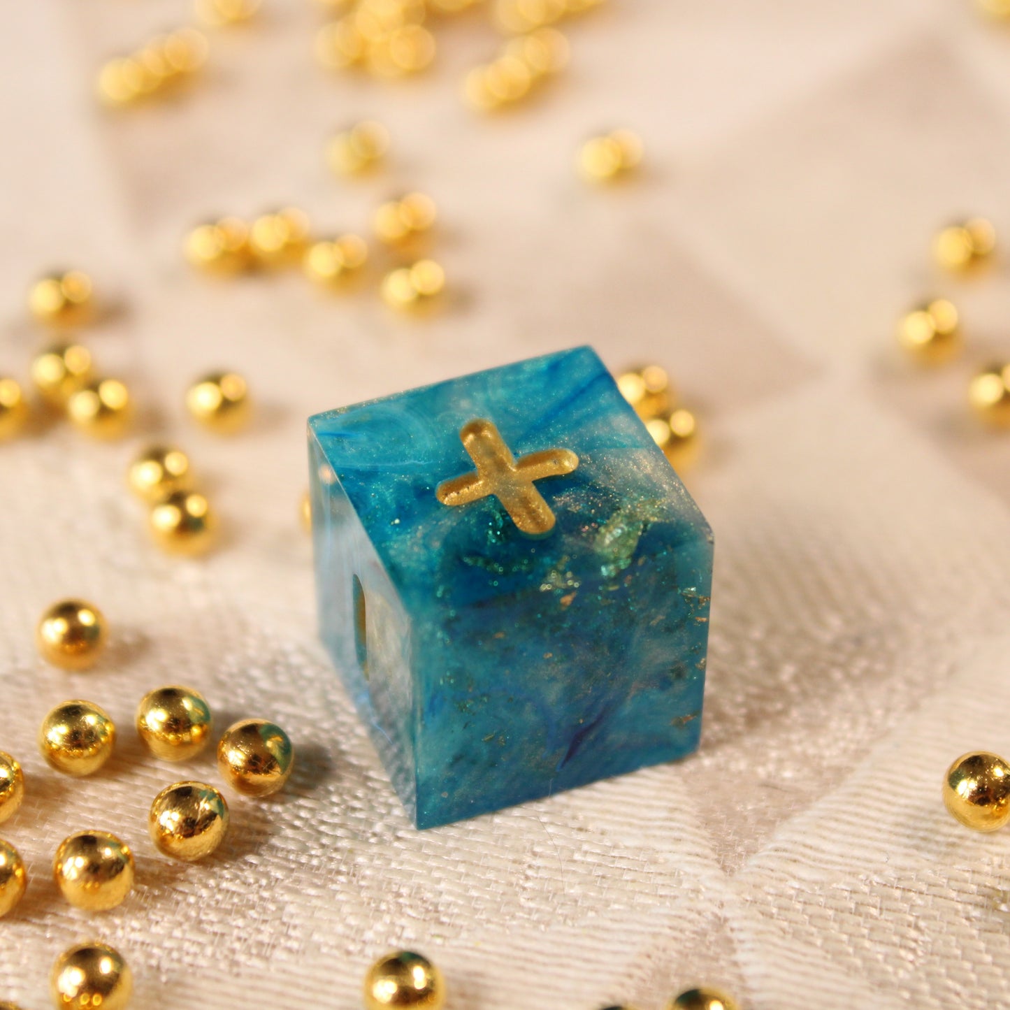 Handmade Ocean's Treasure Fate Dice