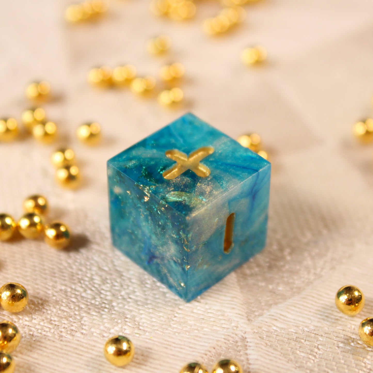 Handmade Ocean's Treasure Fate Dice