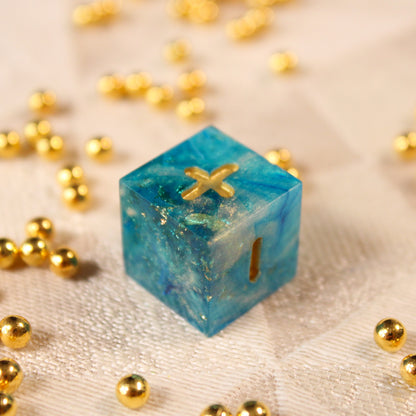 Handmade Ocean's Treasure Fate Dice