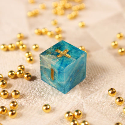 Handmade Ocean's Treasure Fate Dice