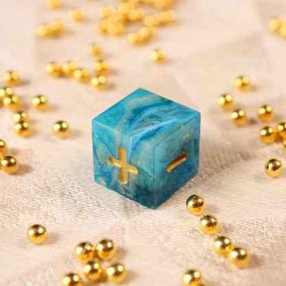 Handmade Ocean's Treasure Fate Dice