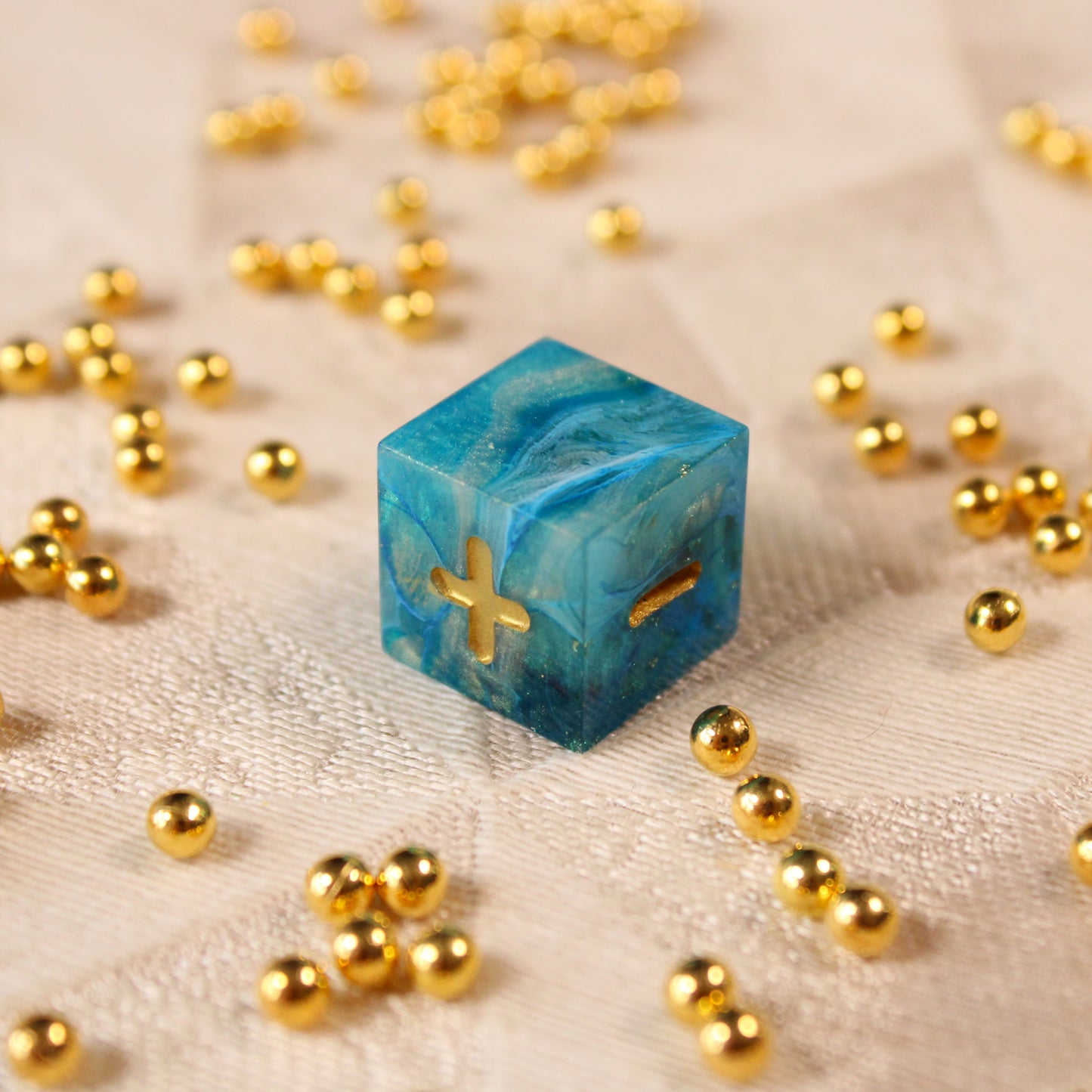 Handmade Ocean's Treasure Fate Dice