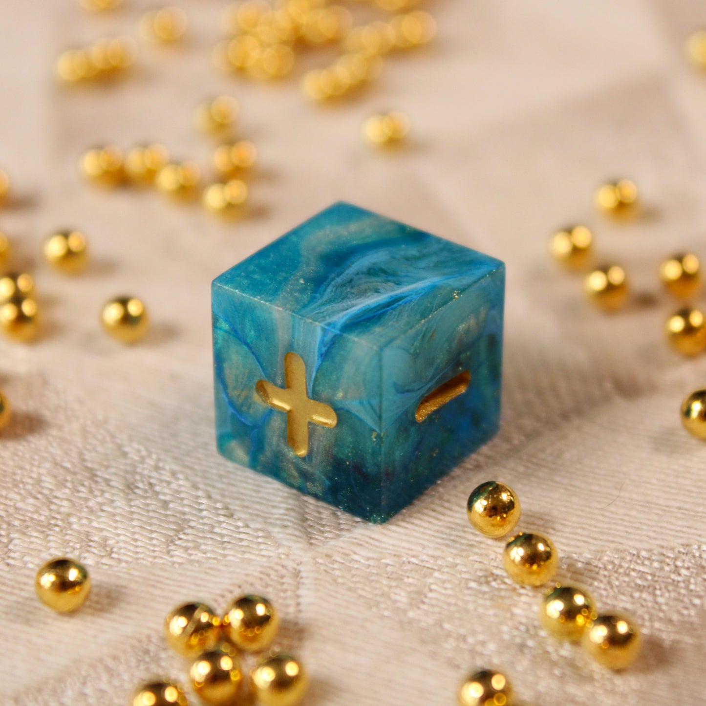 Handmade Ocean's Treasure Fate Dice